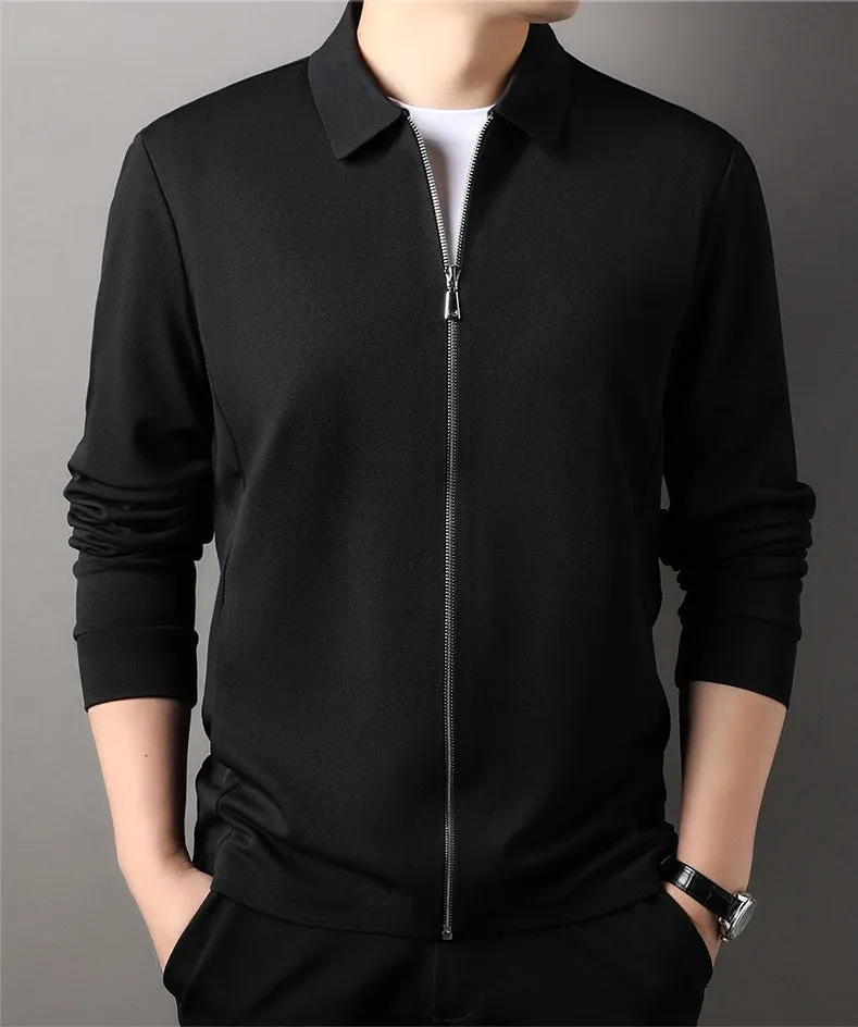 Easy-to-clean Stain-resistant Men's Sport Jacket for Casual Wear