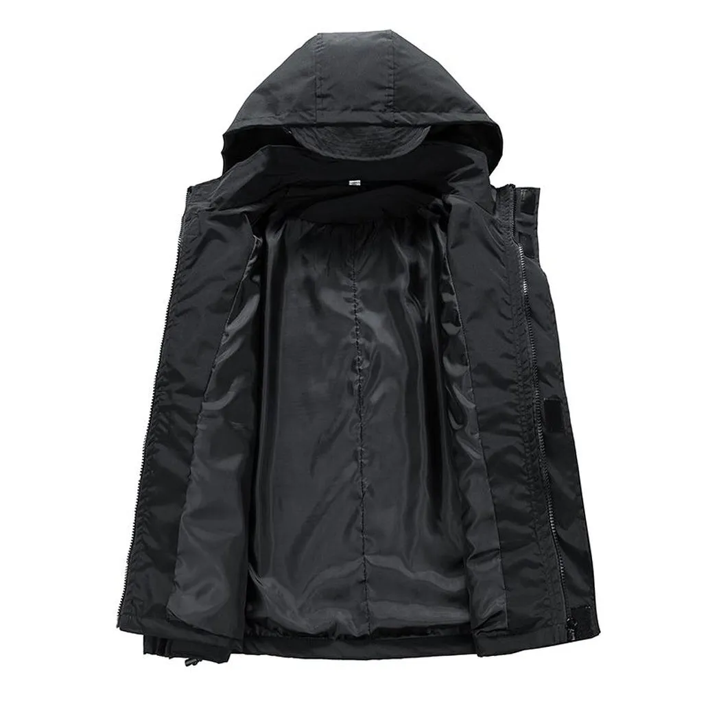 Easy-to-clean Windproof Rain Coat for Outdoor Adventures
