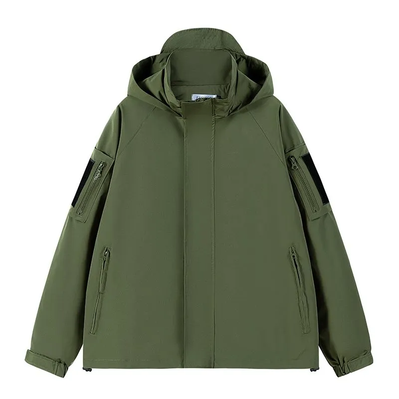 Easy-to-clean Windproof Rain Coat for Outdoor Adventures