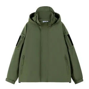 Easy-to-clean Windproof Rain Coat for Outdoor Adventures