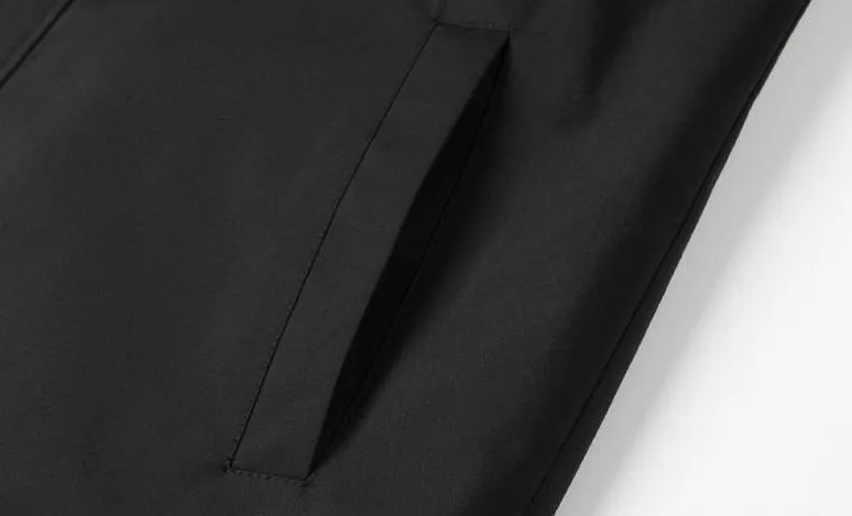 Easy-to-Clean Windproof Rain Jacket for Men in Patchwork Style