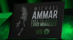 Easy to Master Card Miracles (Gimmicks and Online Instruction) Volume 3 by Michael Ammar