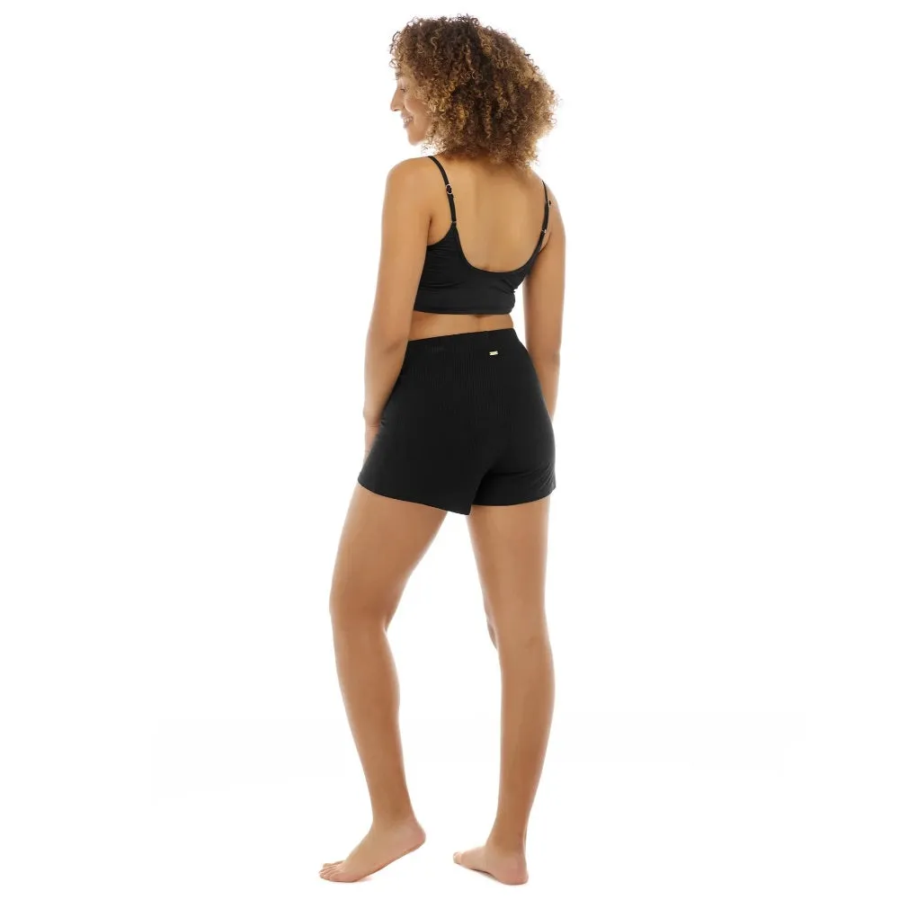 EIDON LISI SHORTS BLACK LICORICE