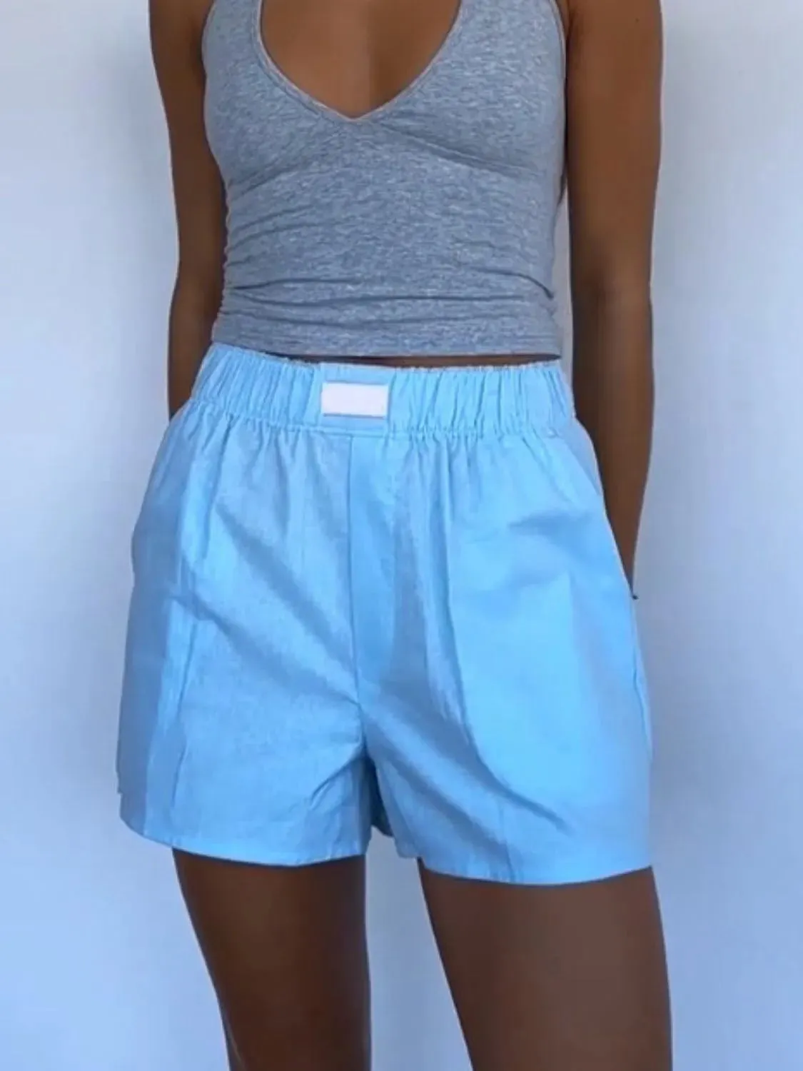 Elastic Waist Shorts