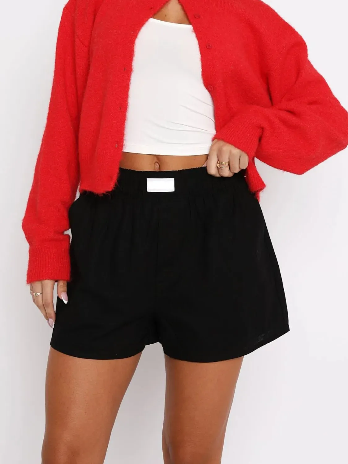 Elastic Waist Shorts