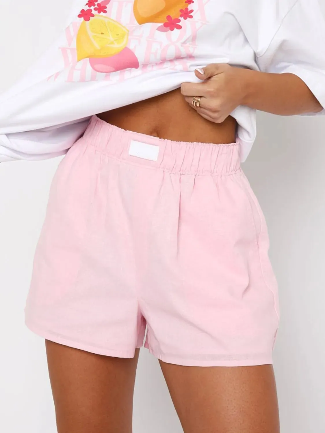 Elastic Waist Shorts
