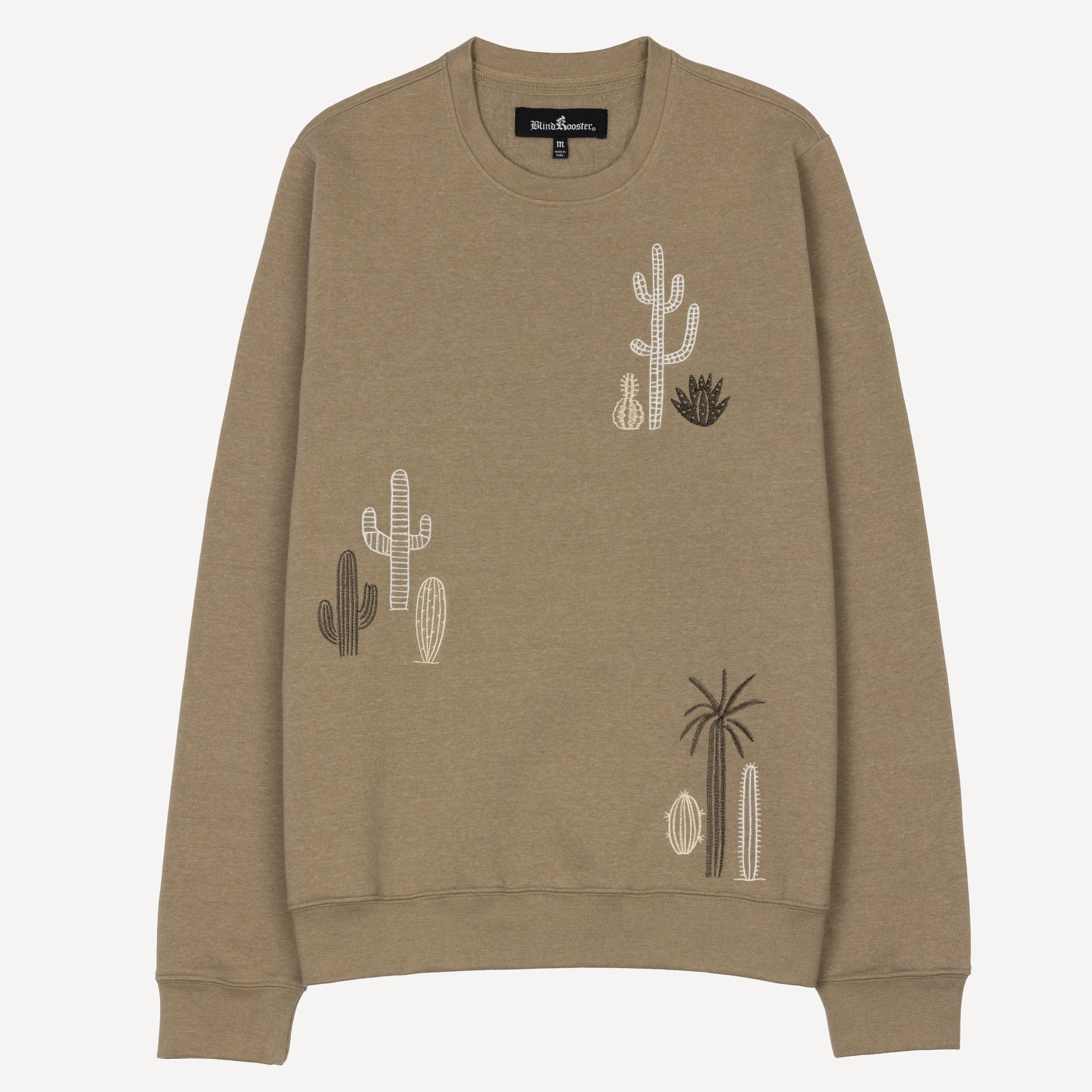 Embroidered Front Sweatshirt  - Elm / Cactus