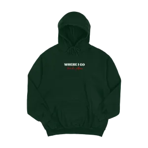 Embroidered Matching Unisex Hoodies - Where I Go Trouble Follows / I'm Trouble