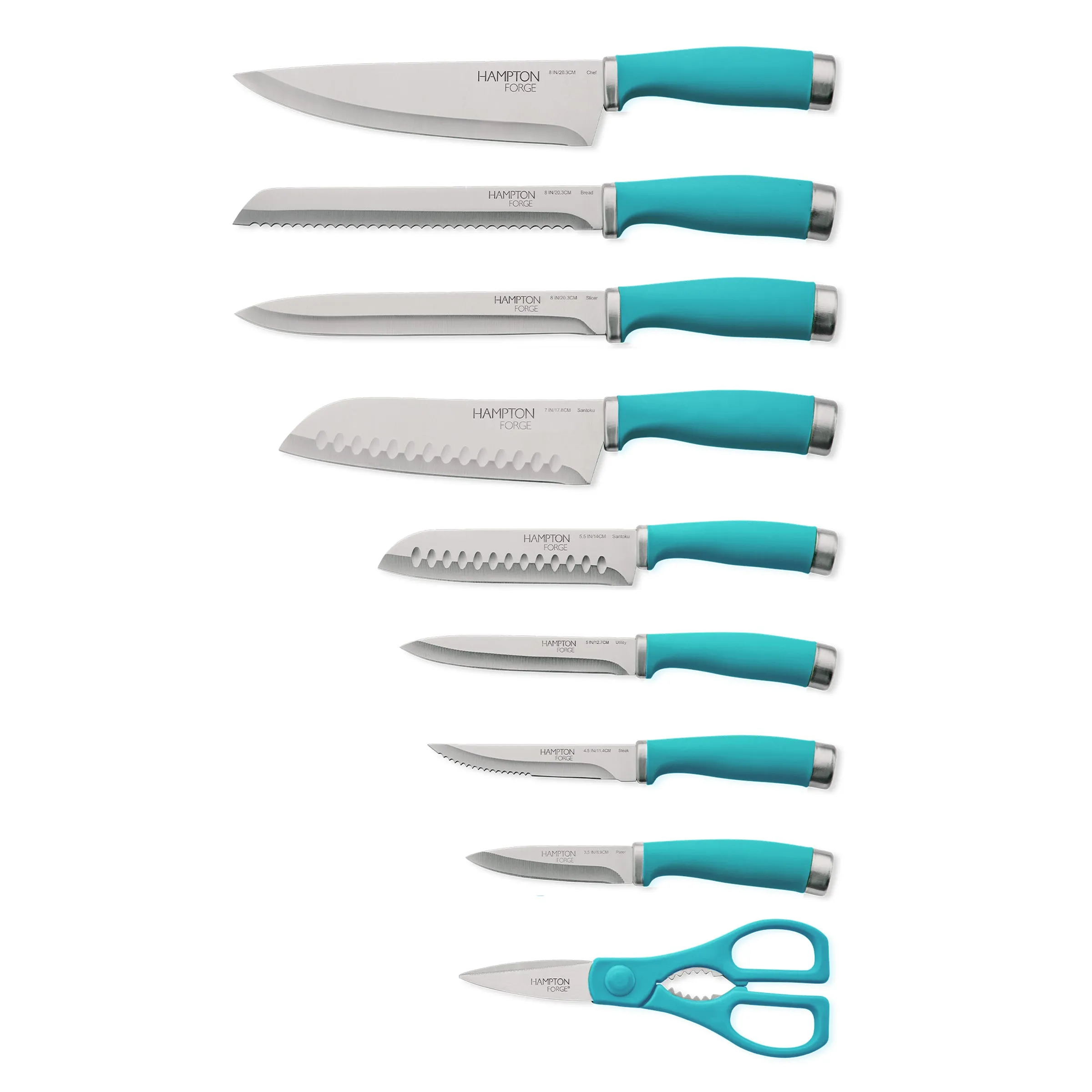 Epicure True Aqua 15 Pc Block Set