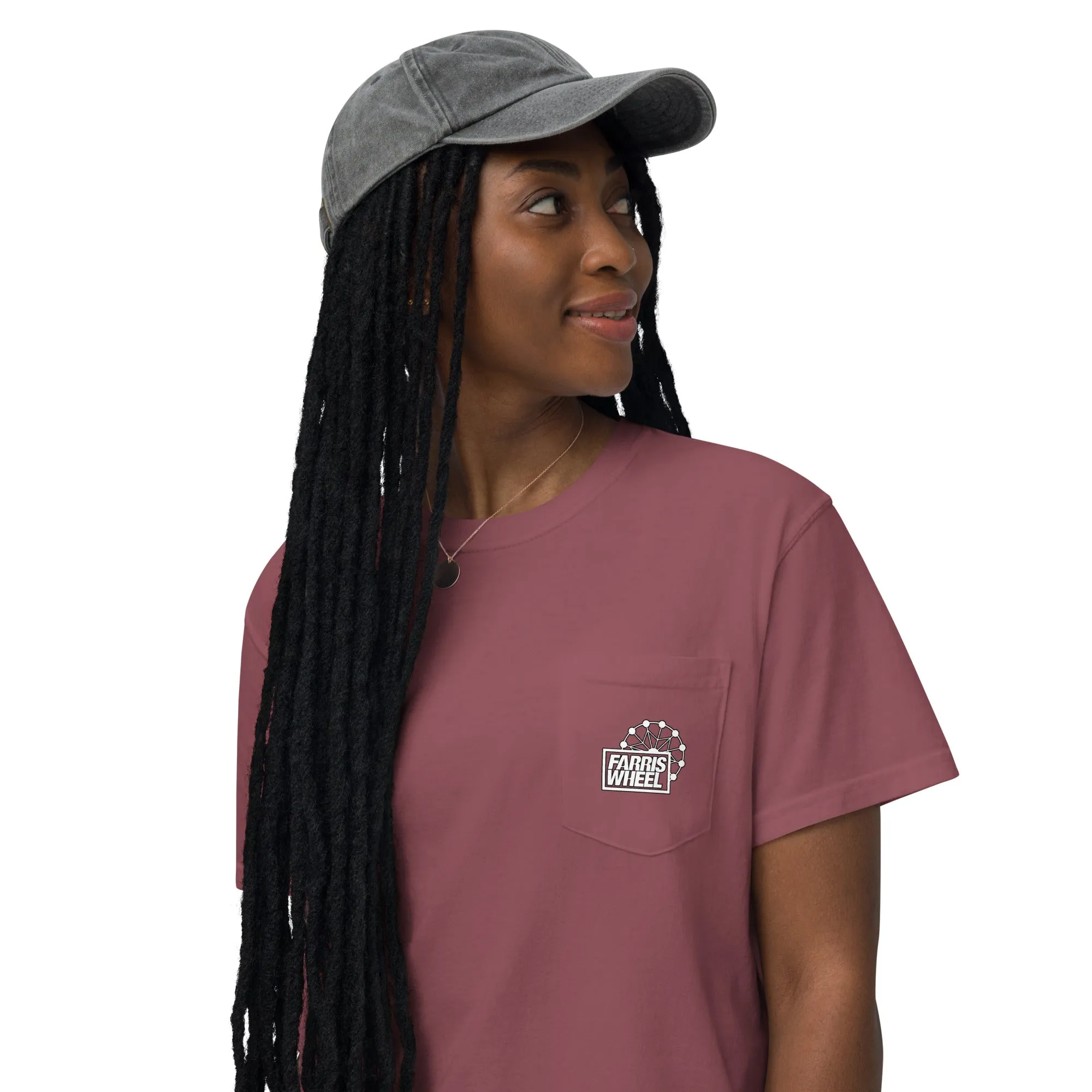 Farris Wheel Unisex Pocket T-shirt