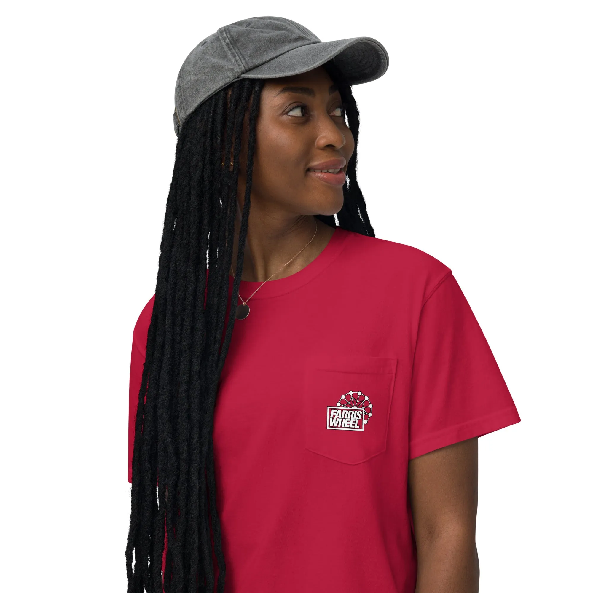 Farris Wheel Unisex Pocket T-shirt