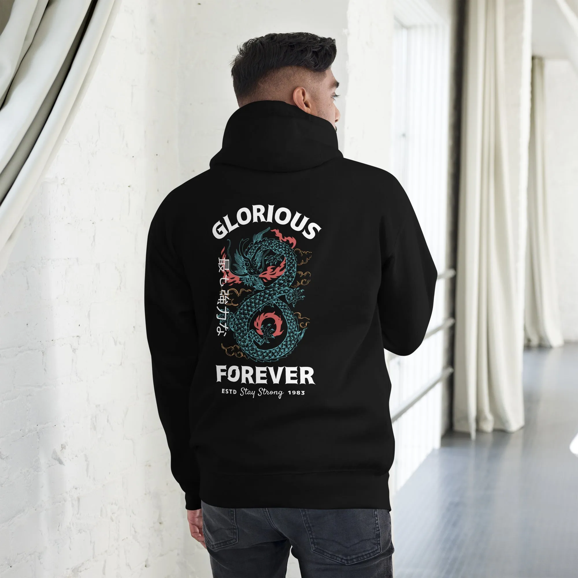 FASHIONABLE DRAGON JAPAN HOODIE BLENDS