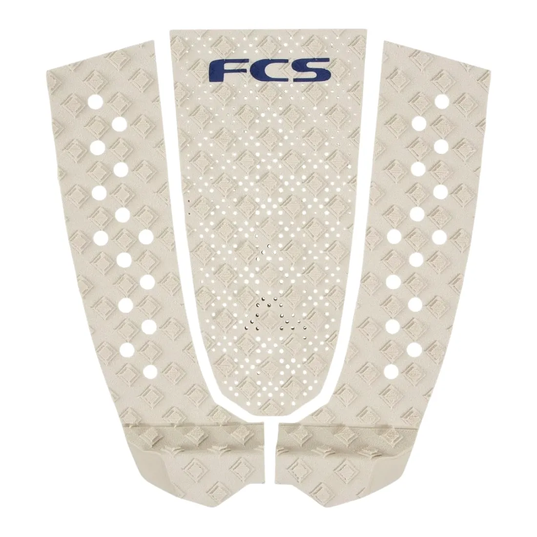 FCS T-3 Eco 3 Piece Surfboard Tail Pad - Warm Grey