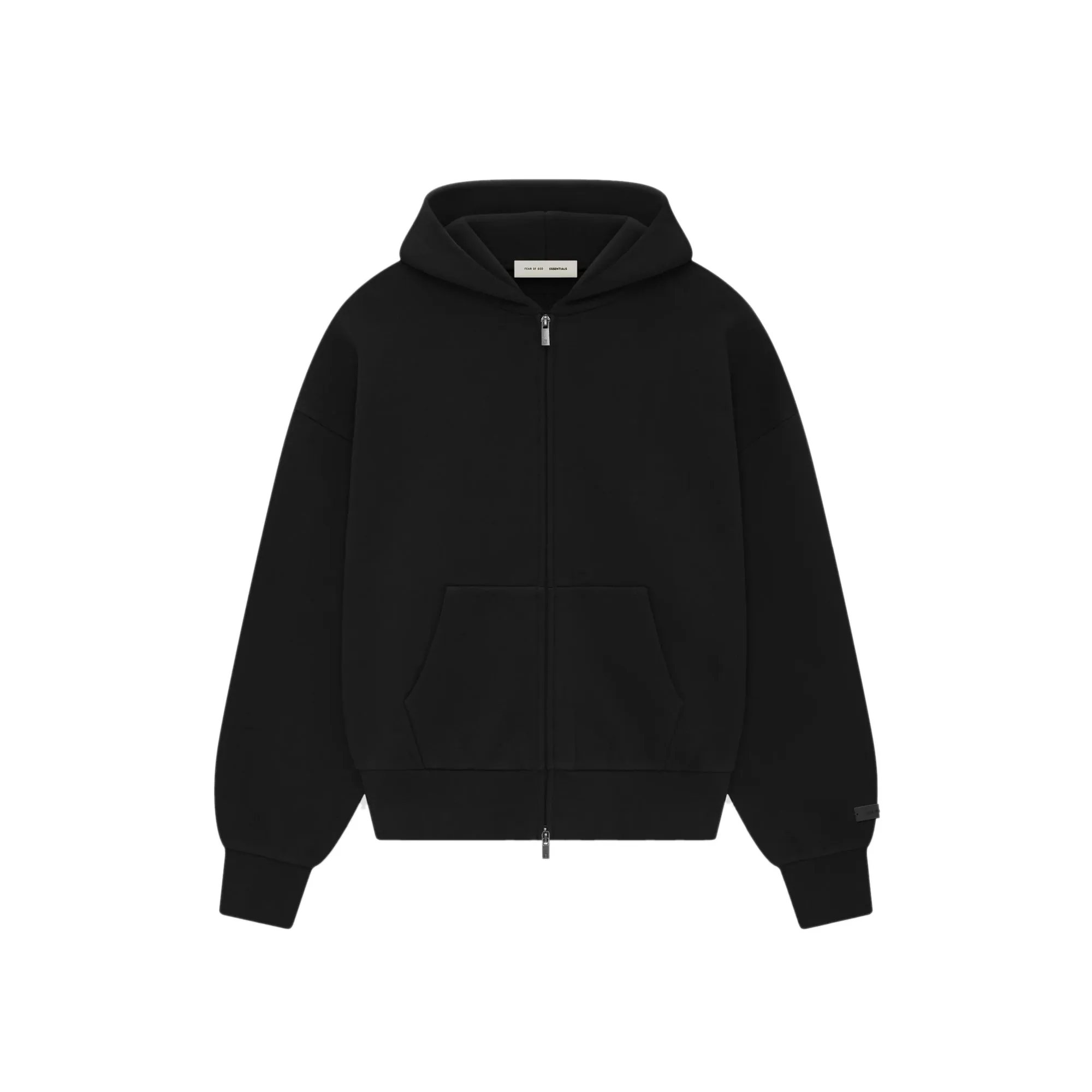 Fear of God ESSENTIALS Mens Classic Fit Fleece Zip Up Hoodie