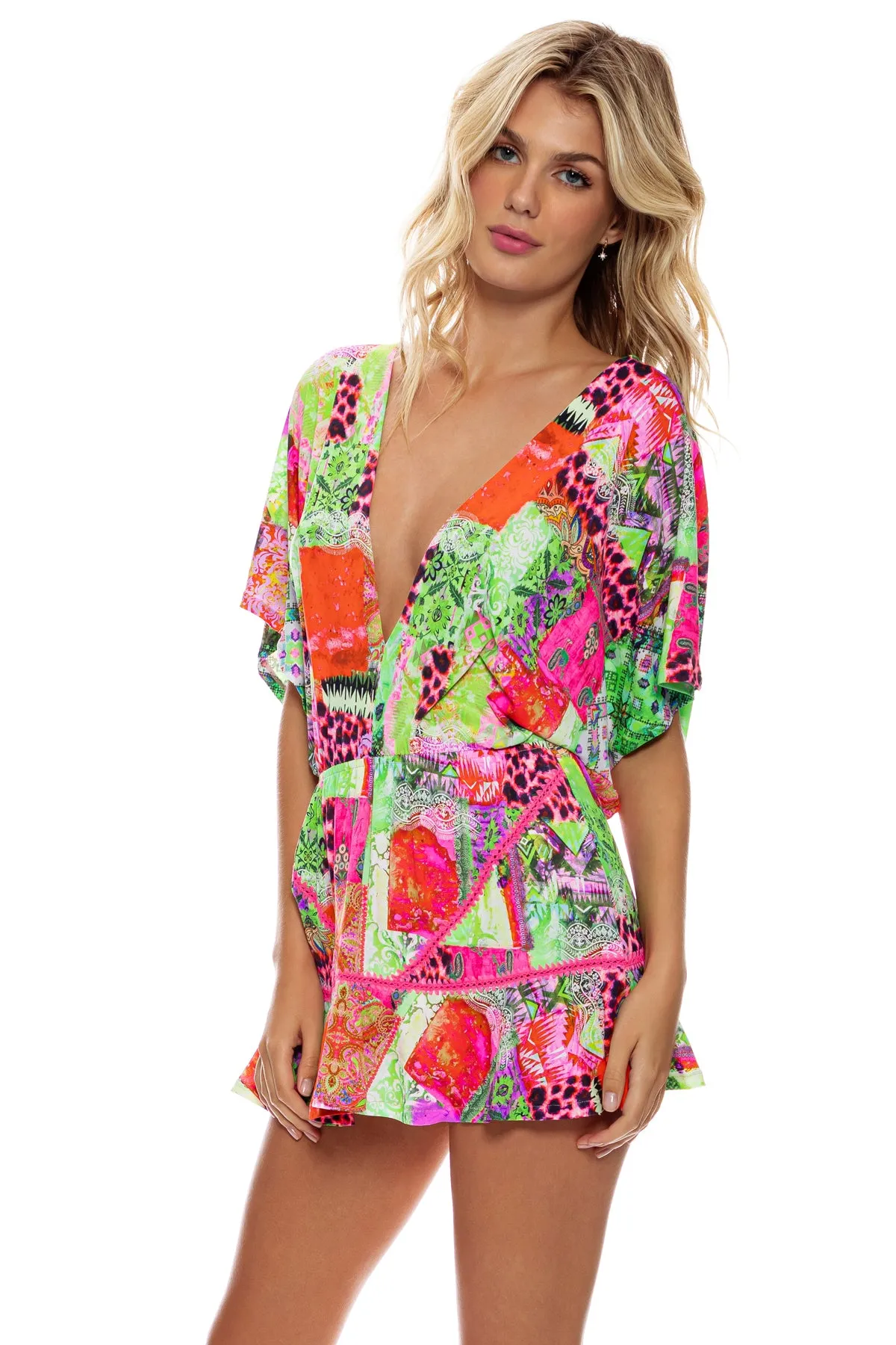 FIERCE SOUL - Playera Ruffle Dress • Multicolor