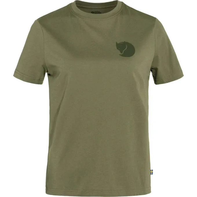 FJALLRAVEN Fox Boxy Logo Tee W