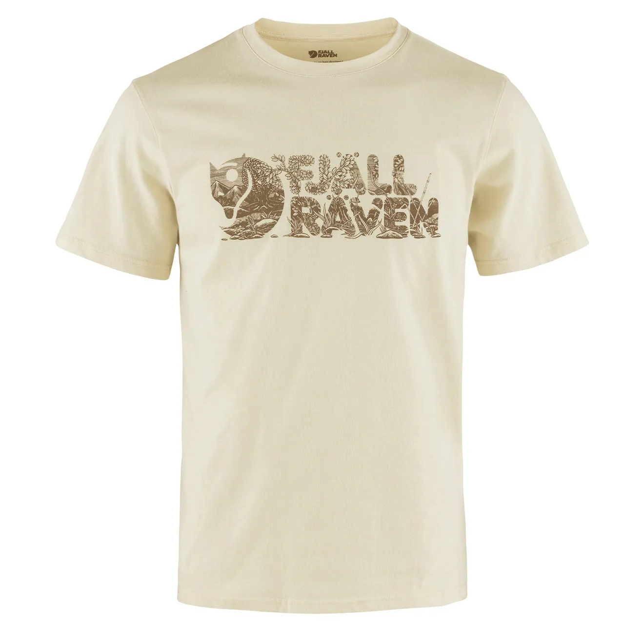 Fjallraven Lush Logo T-Shirt Chalk White