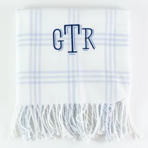 Flannel Check Baby Blanket