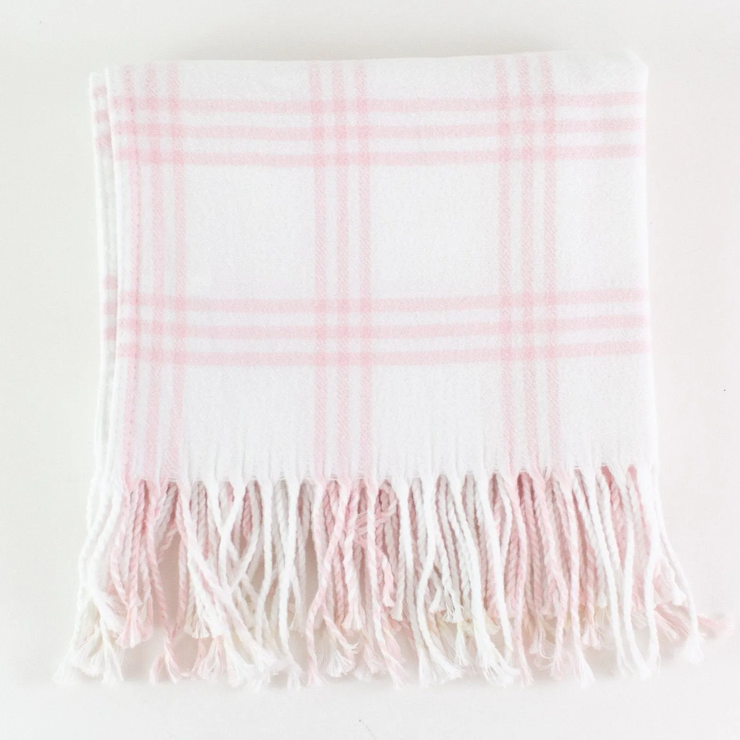 Flannel Check Baby Blanket