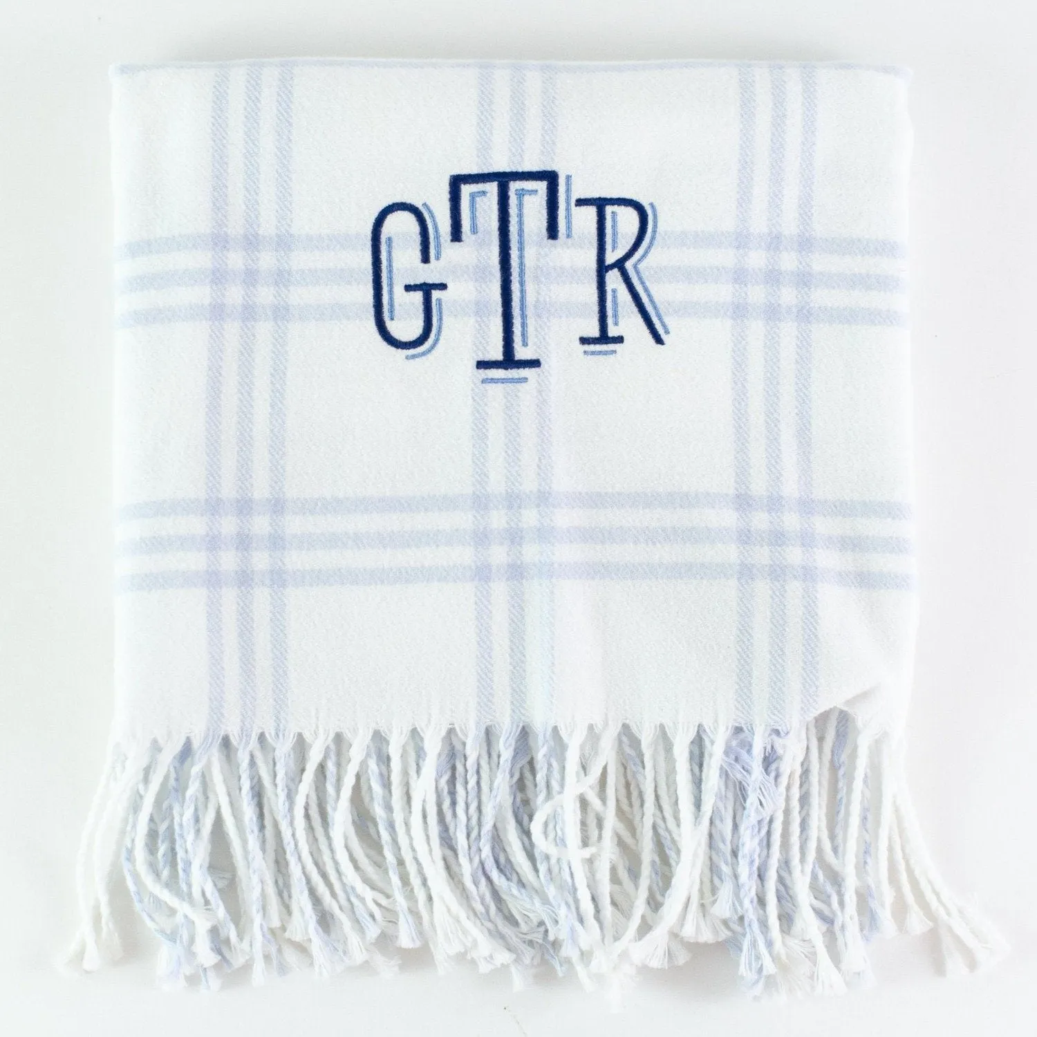 Flannel Check Baby Blanket