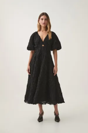Florential Text Midi Dress