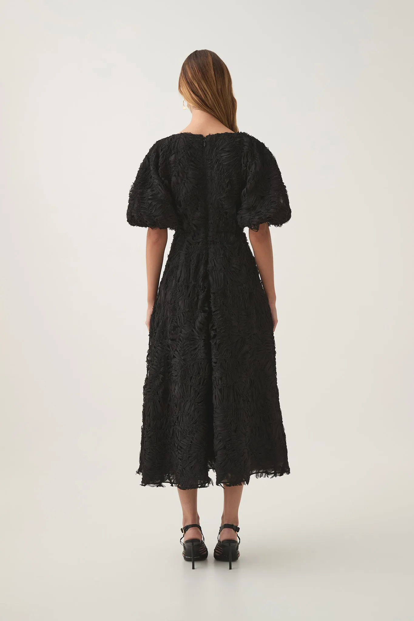 Florential Text Midi Dress