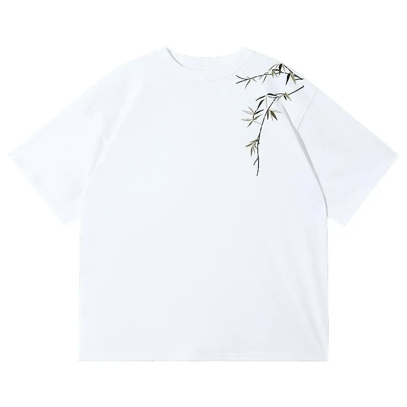 Flower Embroidered T-shirt
