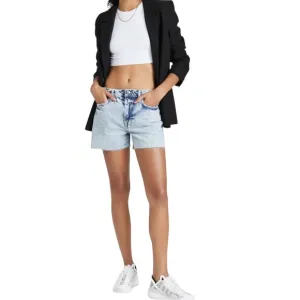 Frame Le Simone Short Raw After Cut-Off Jean Shorts in Richlake NWT Size 27
