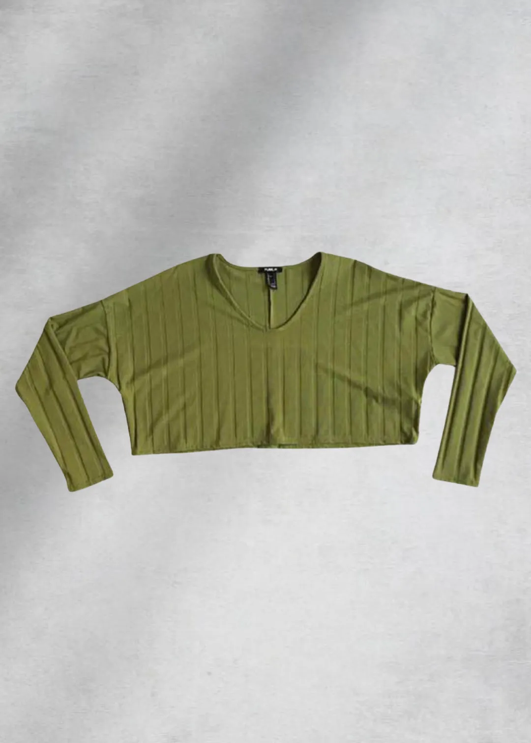 Frankie Boxy Crop Top - Green