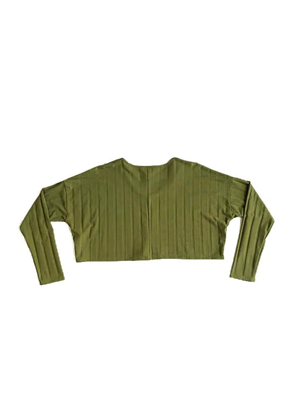 Frankie Boxy Crop Top - Green