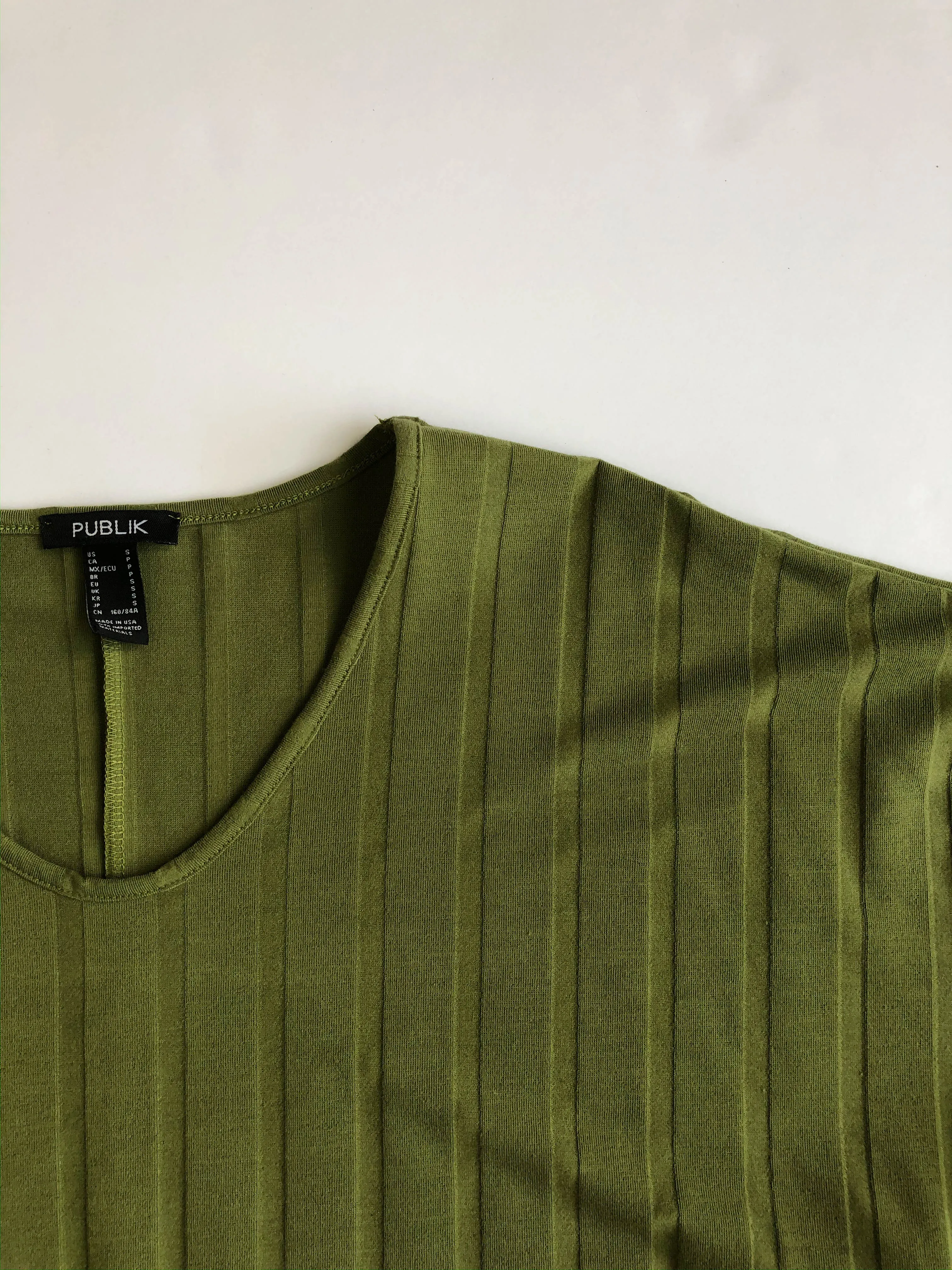 Frankie Boxy Crop Top - Green