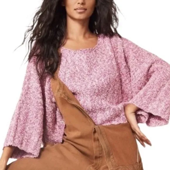 Free People Good Day Cropped Sweater