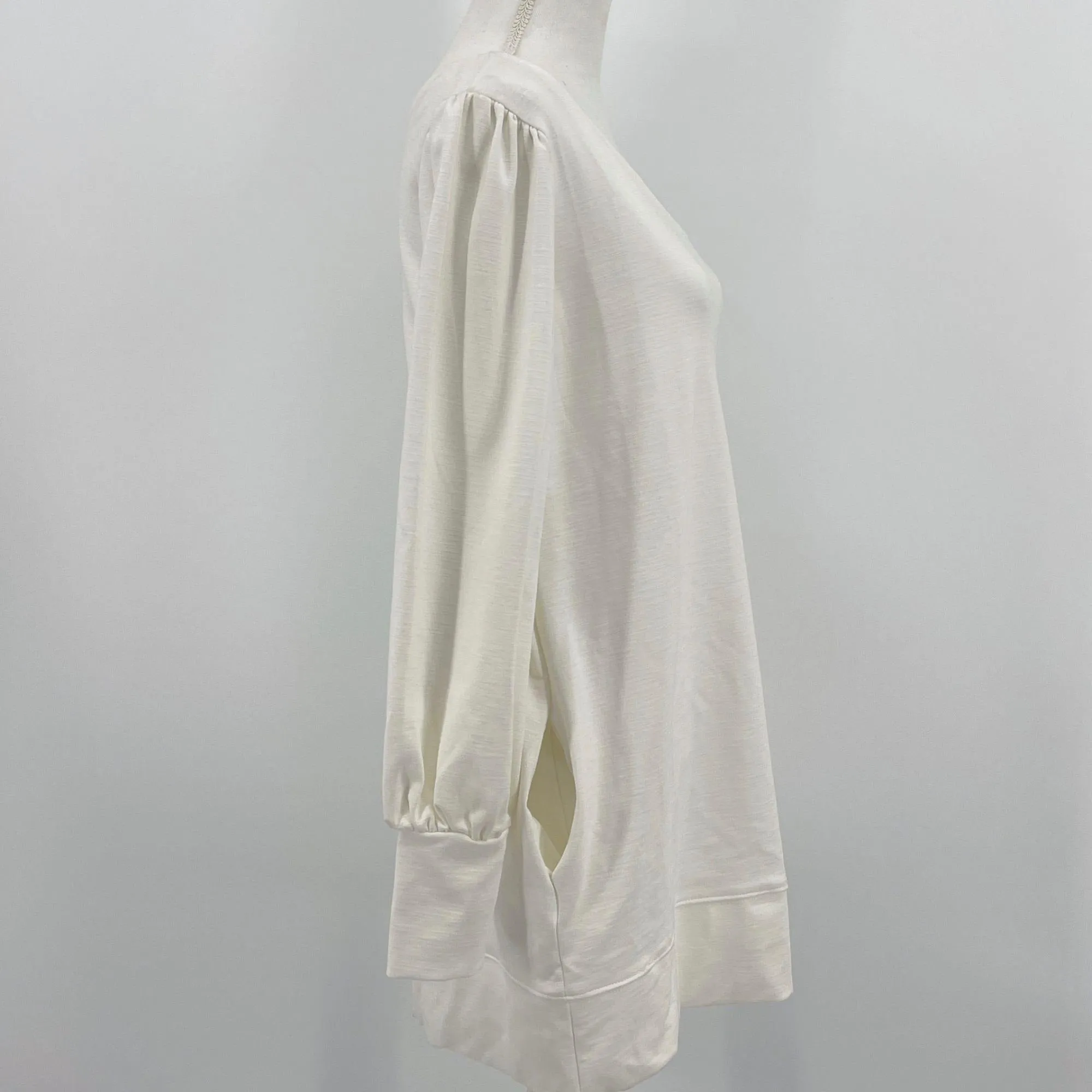 Free People White Zoya One Shoulder Pockets Dress
