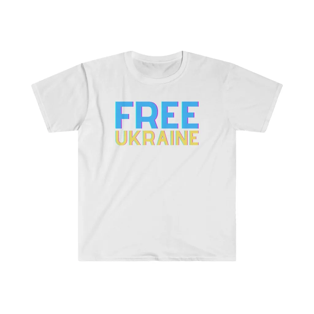 'Free Ukraine' Unisex Softstyle T-Shirt