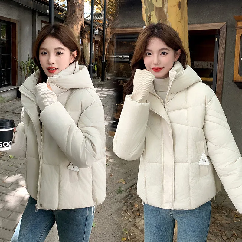 Full-Zip Women's Windproof and Waterproof Quilted Puffer Jacket