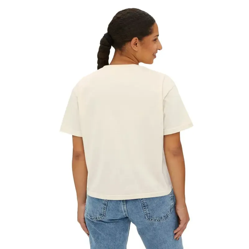 Fun Muscle Tee with Flowy Rolled Cuffs and Love Birds
