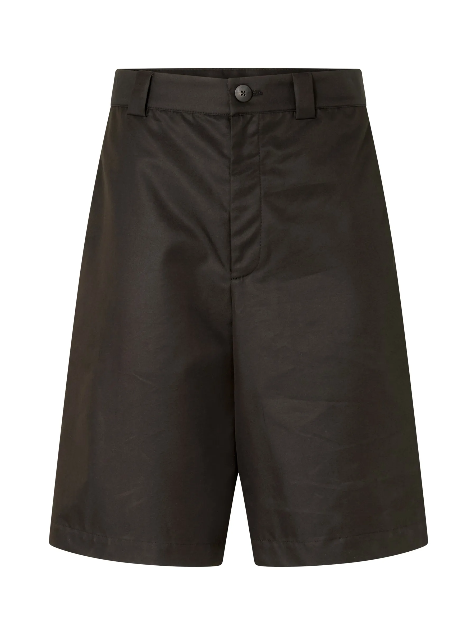 Gabardine Wide Leg Shorts