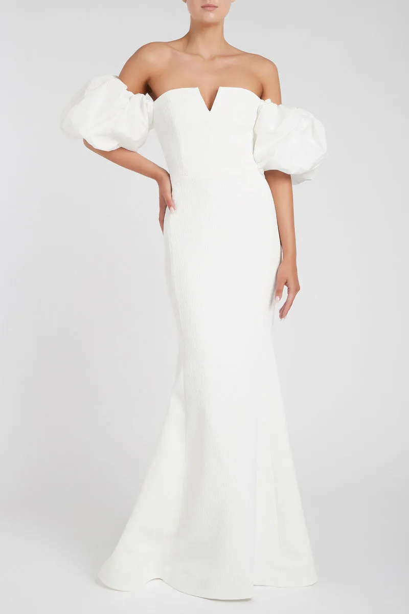 Genevieve Puff Sleeve Gown