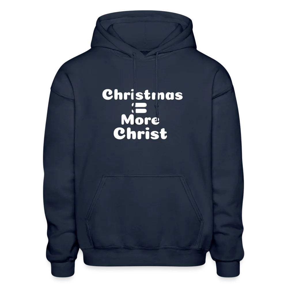 Gildan Heavy Blend Adult Hoodie with a message of Christmas
