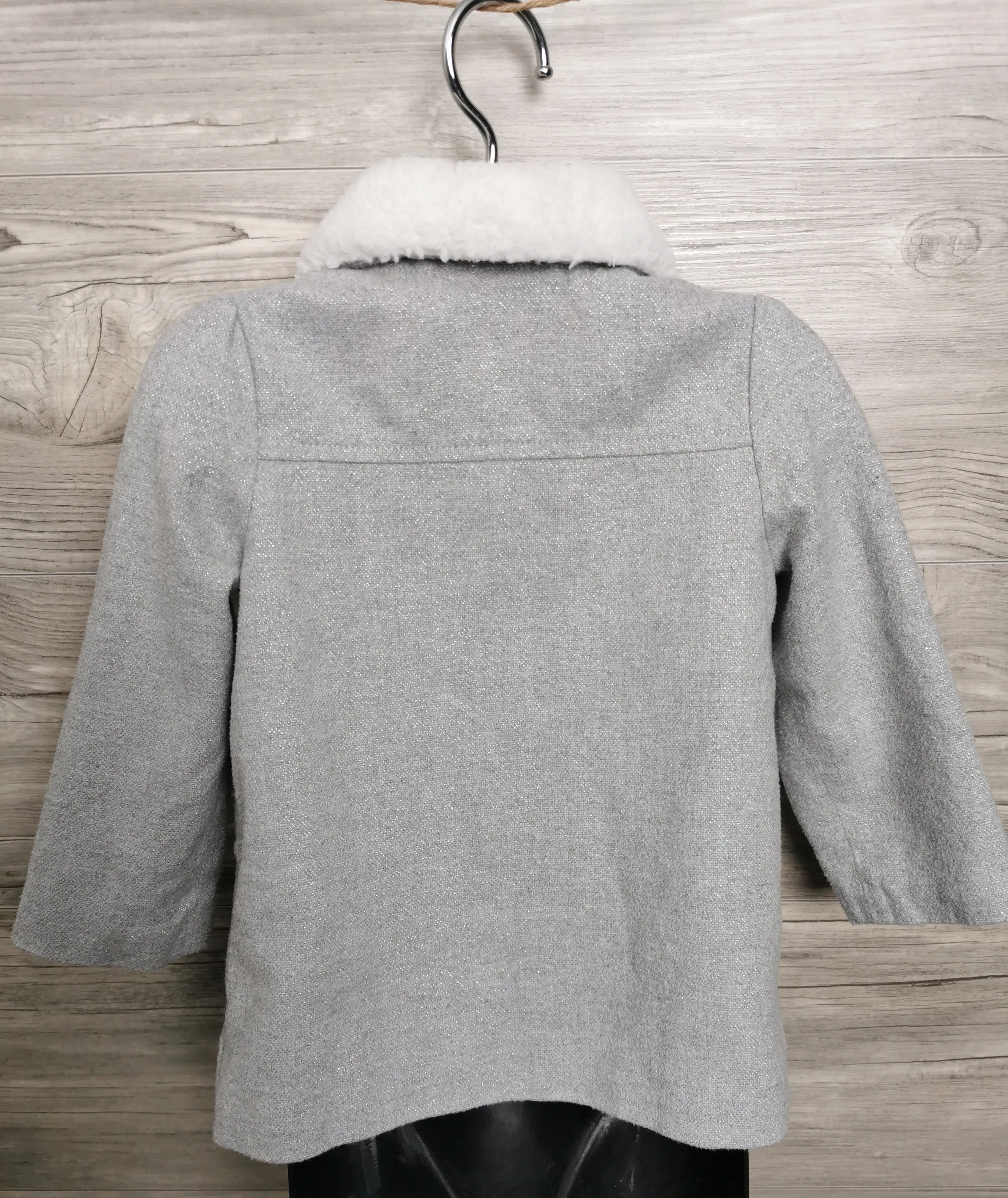 GIRL SIZE 2 YEARS - GYMBOREE, Light Grey Dress Coat EUC B28