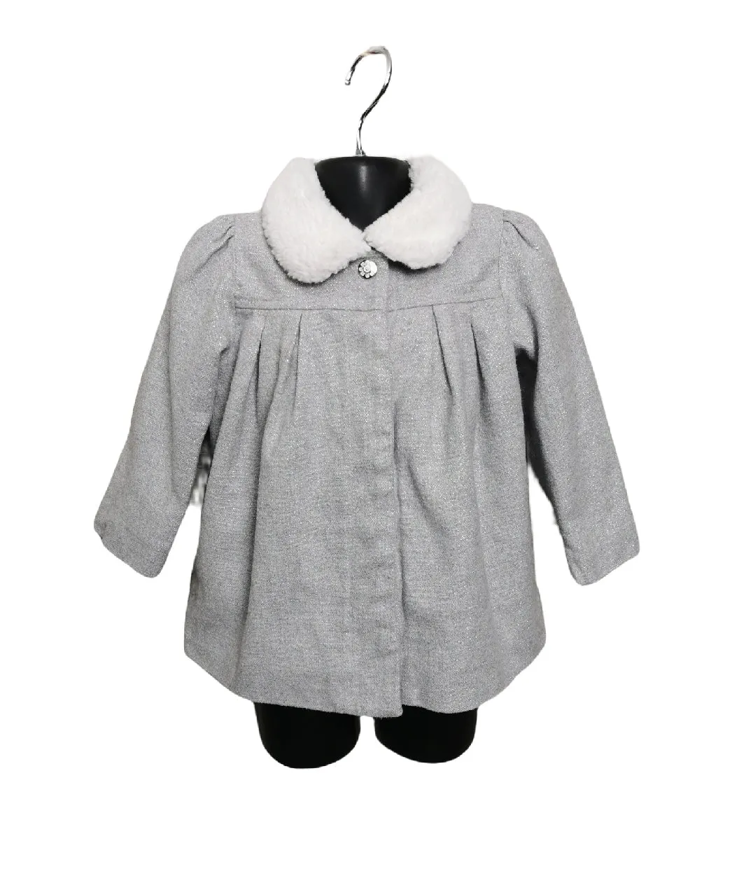 GIRL SIZE 2 YEARS - GYMBOREE, Light Grey Dress Coat EUC B28