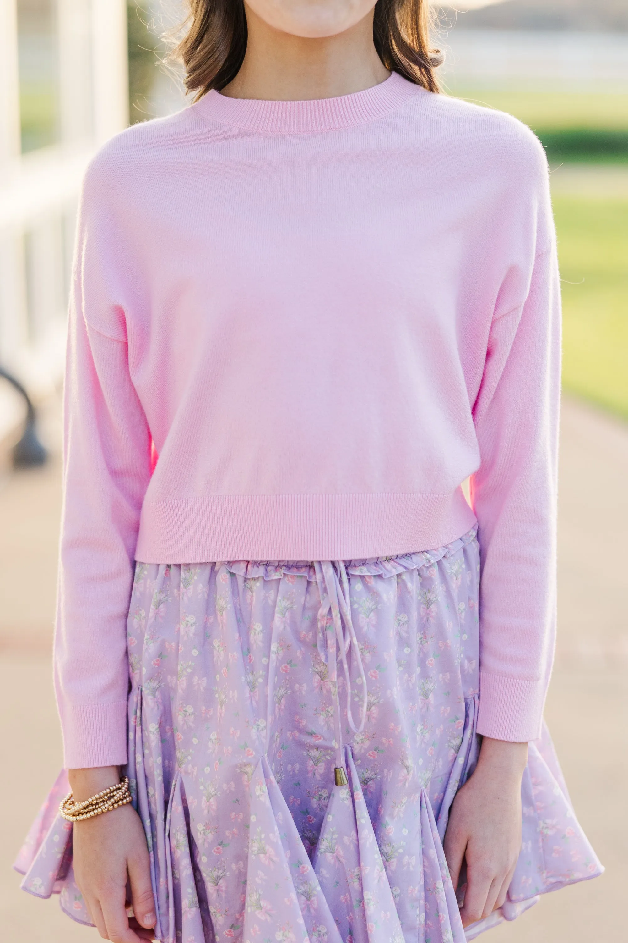 Girls: The Leah Pink Sweater