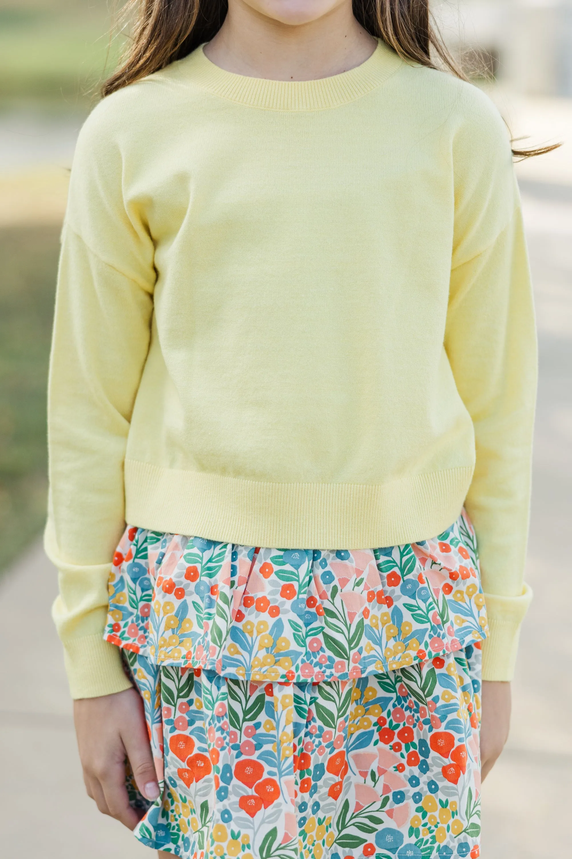 Girls: The Leah Yellow Sweater