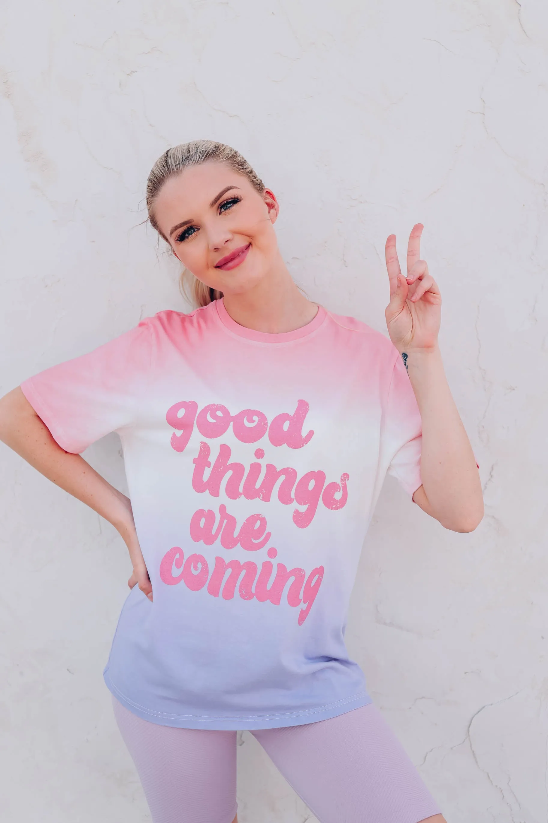 Good Things Graphic Tee - Violet