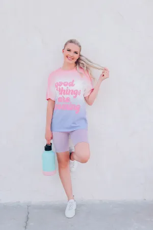 Good Things Graphic Tee - Violet