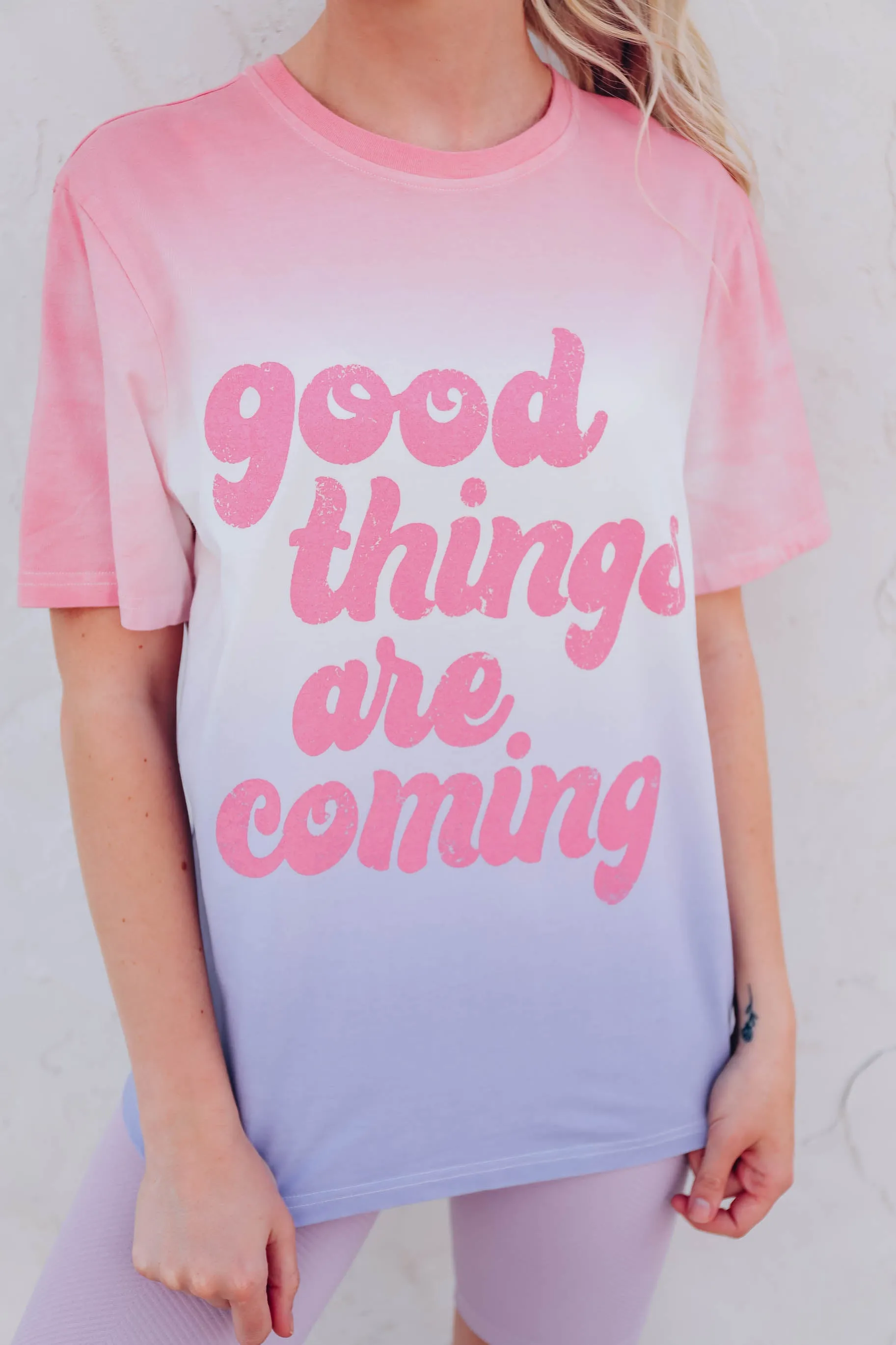 Good Things Graphic Tee - Violet