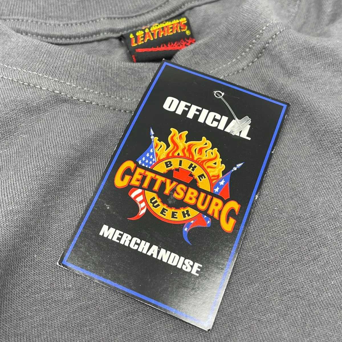 Gray - Gettysburg Bike Week T-Shirt (#ts052)