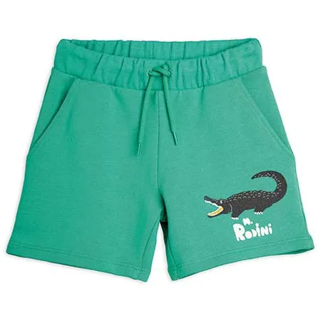 Green Crocodile Shorts