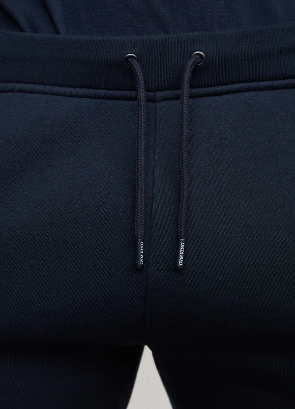 Gym King Contrast Panel Shorts Navy Blue