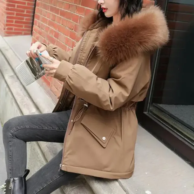 Hanna fleece-lined warm coat